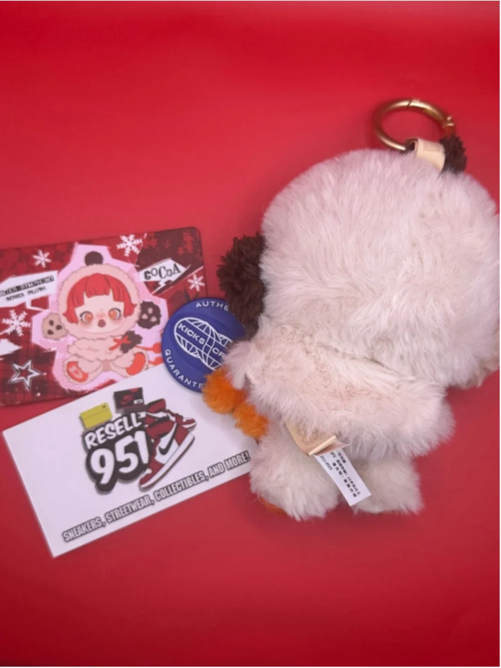 Pop Mart Skull Panda Winter Symphony Series Plush Keychain Cocoa Figure